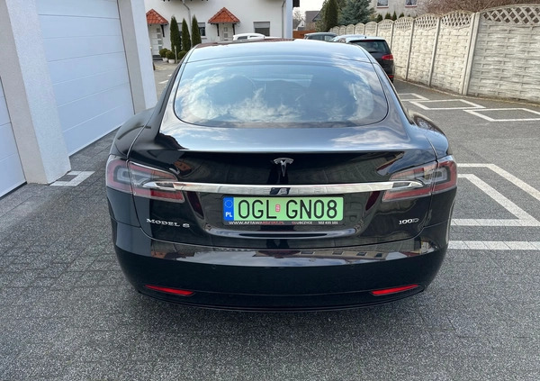 Tesla Model S cena 210000 przebieg: 180000, rok produkcji 2018 z Głubczyce małe 172